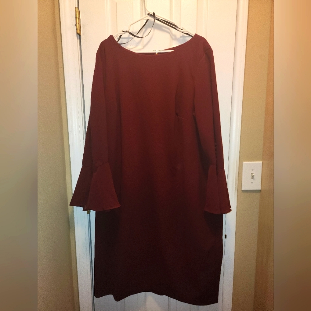 Crimson Calvin Klein Dress 3X